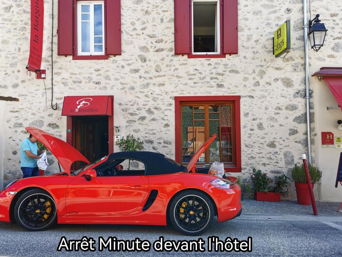Logis Hotel Restaurant La Barguillere Saint-Pierre-de-Rivière Eksteriør billede